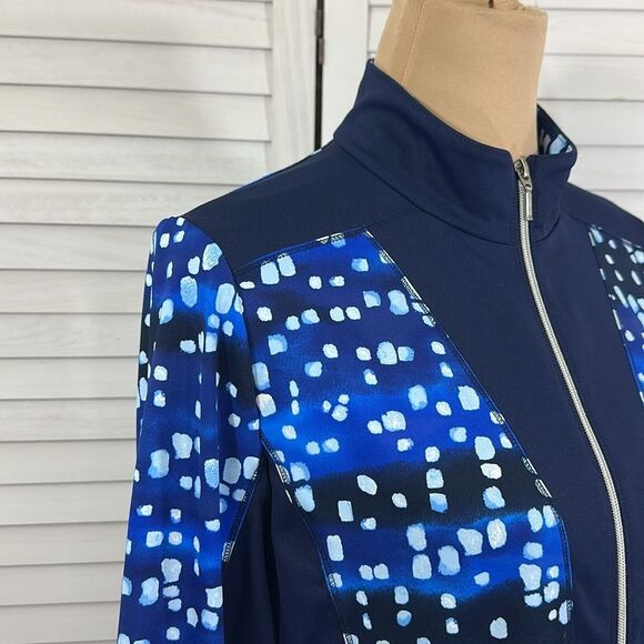 Zenergy By Chico’s Jacket Size 1 (8) Activewear Stretch - Picture 5 of 15